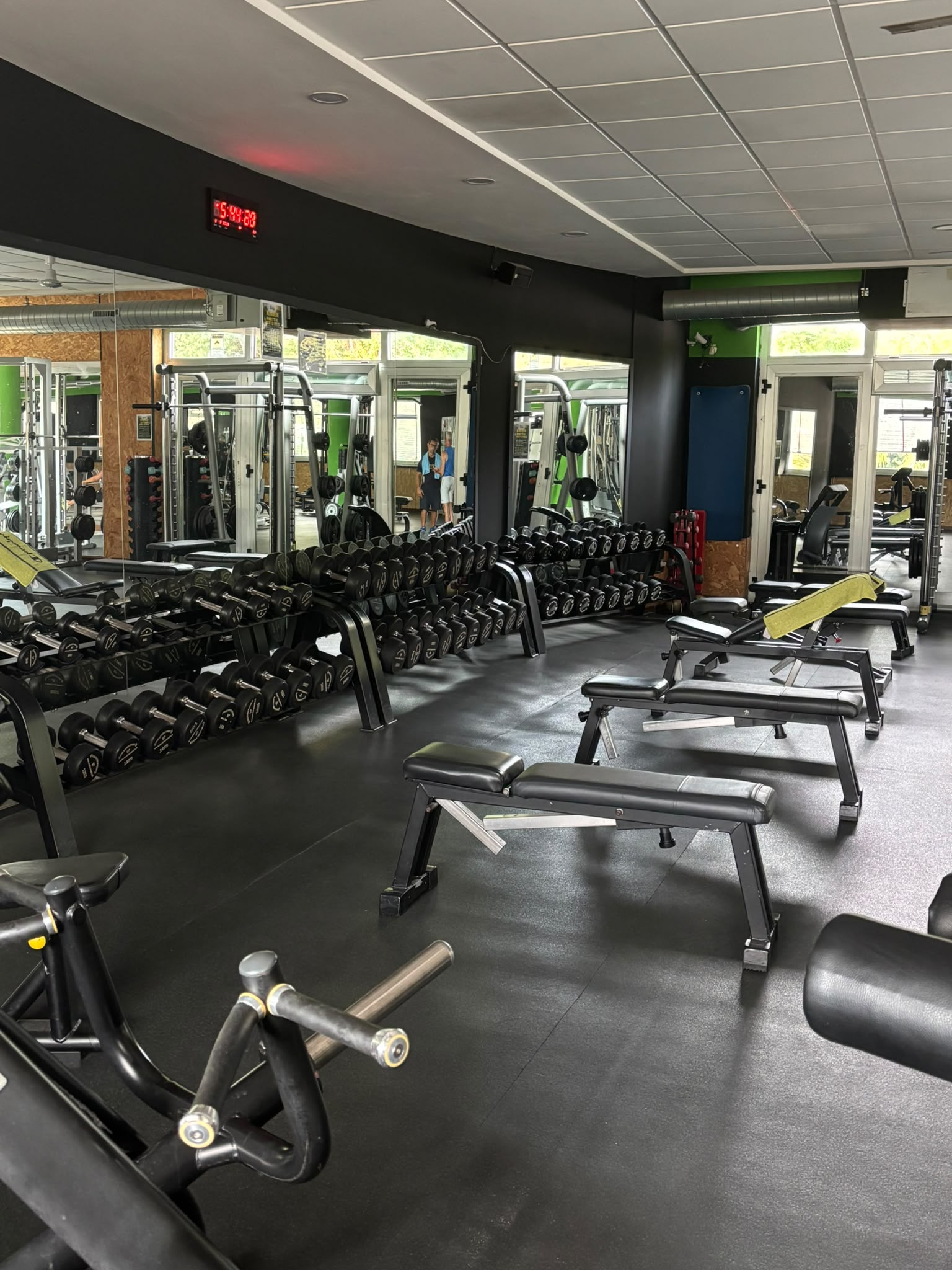 La sala pesi di Già Club